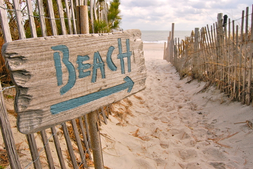 this way to the beach